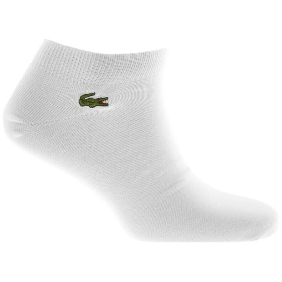 Lacoste Sport Triple Pack Ankle Socks White | Mainline Menswear