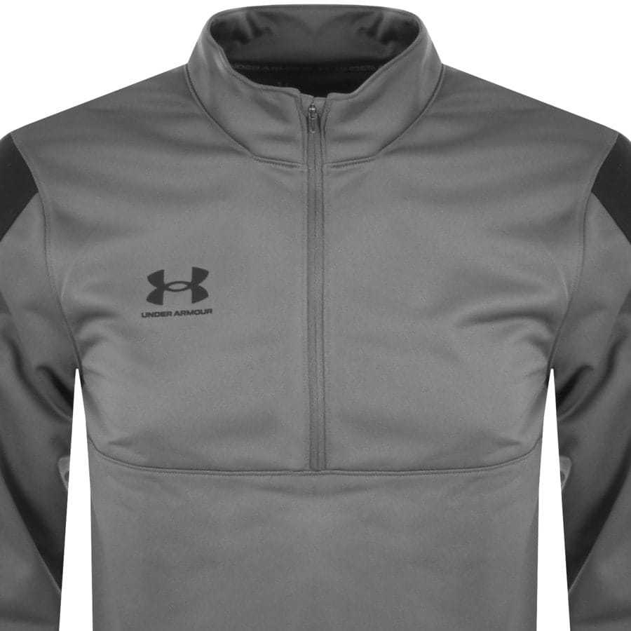Alternative Image for ProductUnder Armour Half Zip Challenger Sweatshirt Grey2