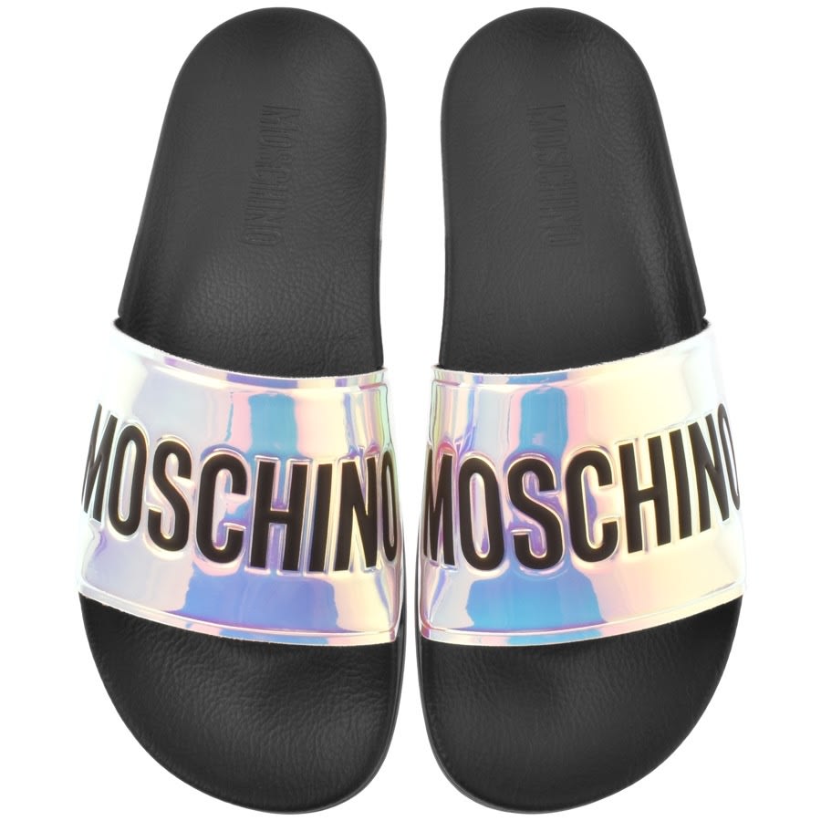 moschino pool sliders