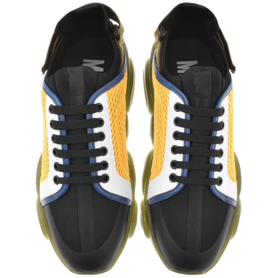 Alternative Image for ProductMoschino Orso35 Mix Trainers Khaki3