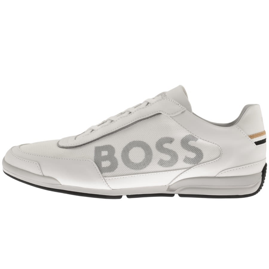 BOSS Saturn Slon Trainers White 