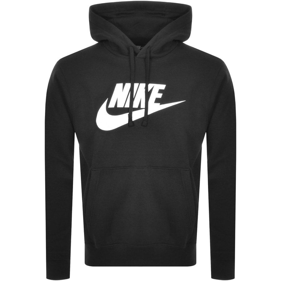 Nike Swoosh Logo Hoodie Black | Mainline Menswear