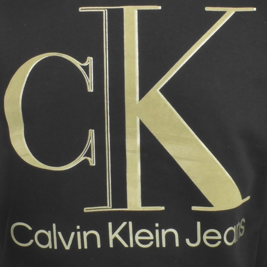 Alternative Image for ProductCalvin Klein Jeans Logo Sweatshirt Black3