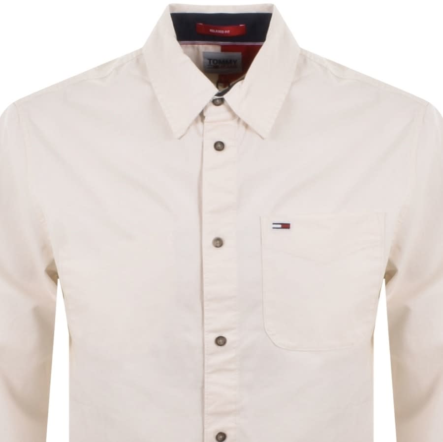 Alternative Image for ProductTommy Jeans Long Sleeved Shirt Cream2