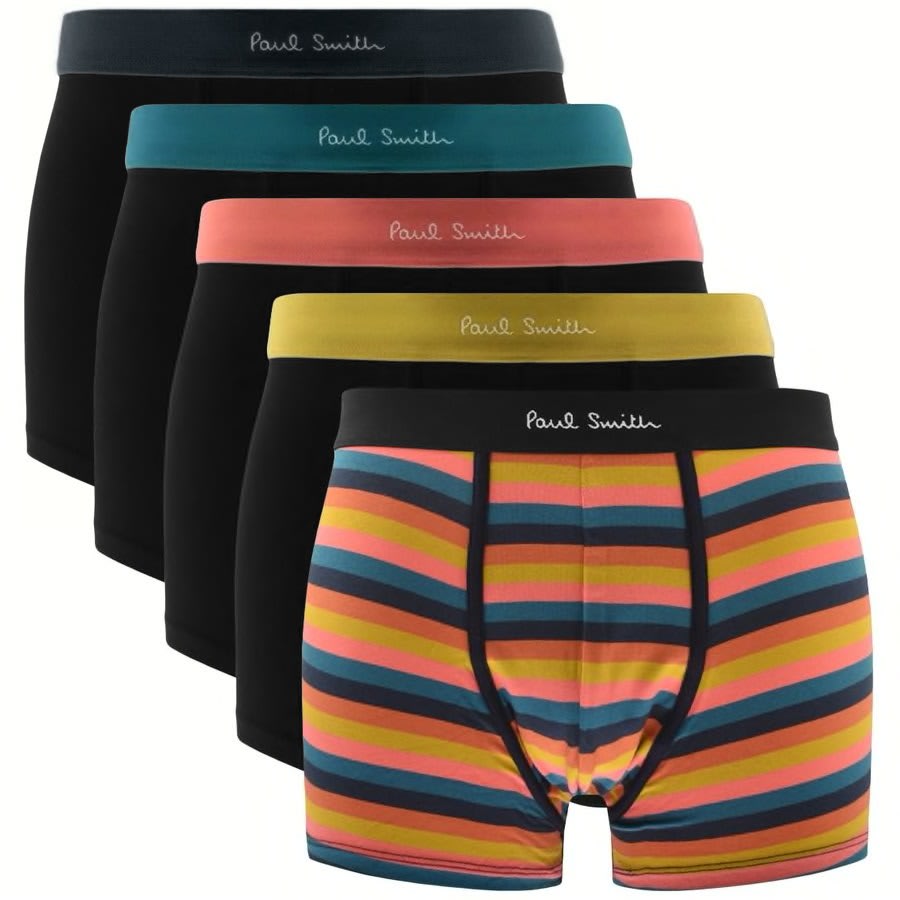 Alternative Image for ProductPS By Paul Smith Five Pack Trunks Black1