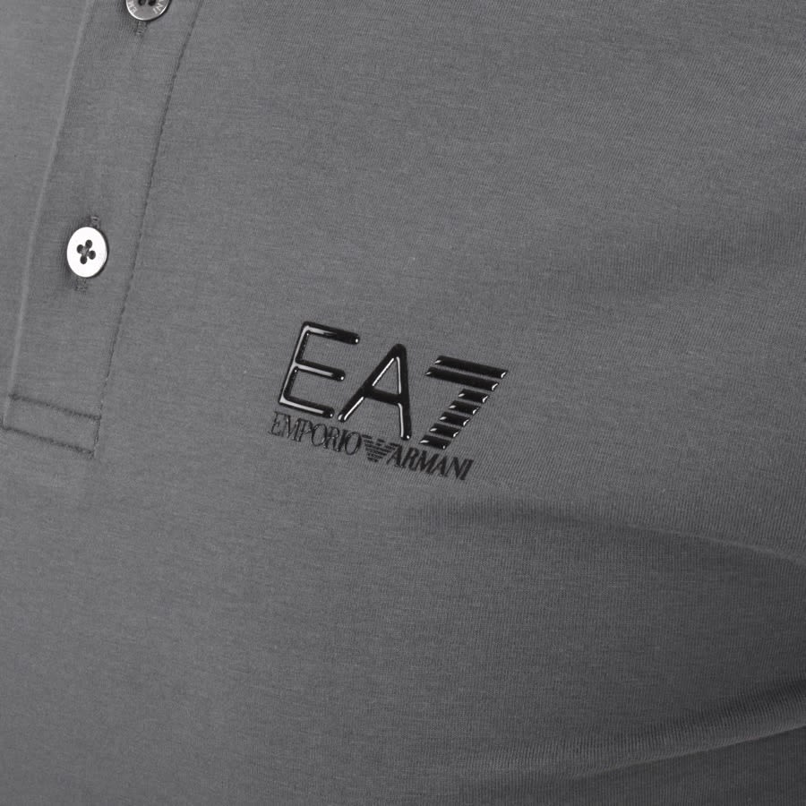 Alternative Image for ProductEA7 Emporio Armani Short Sleeve Polo T Shirt Grey3