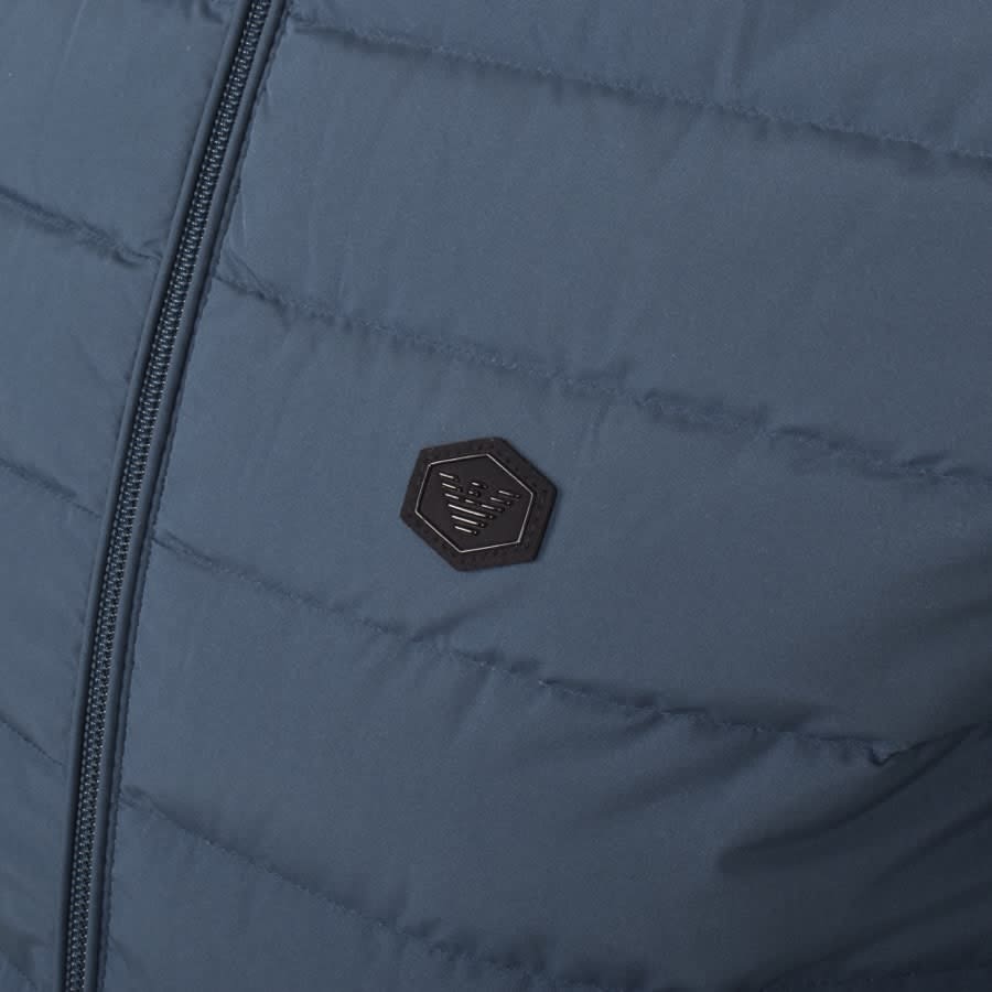 Alternative Image for ProductEmporio Armani Quilted Down Jacket Navy3