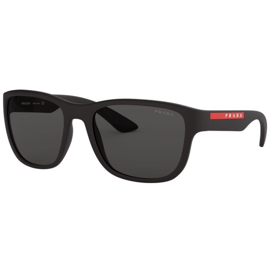 Prada Linea Rossa Sunglasses Black | Mainline Menswear Denmark