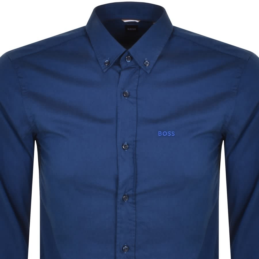Alternative Image for ProductBOSS C Hal Casual Fit Long Sleeve Shirt Blue2