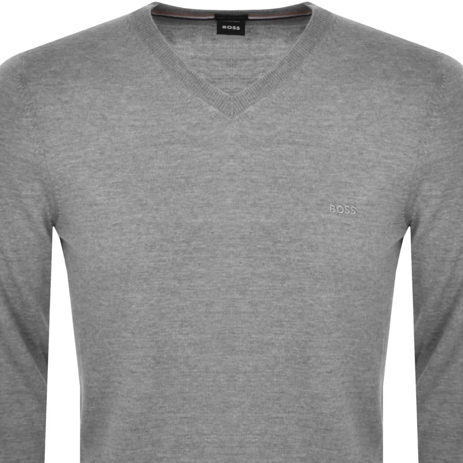 Alternative Image for ProductBOSS Barram Knit Jumper Grey2