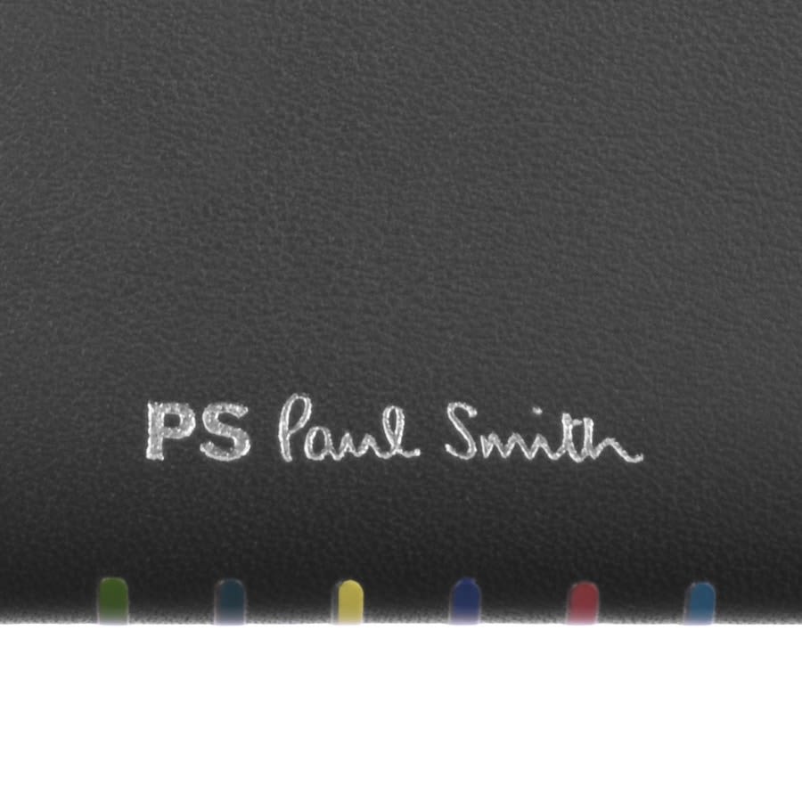 Alternative Image for ProductPaul Smith Stripe Card Holder Black3