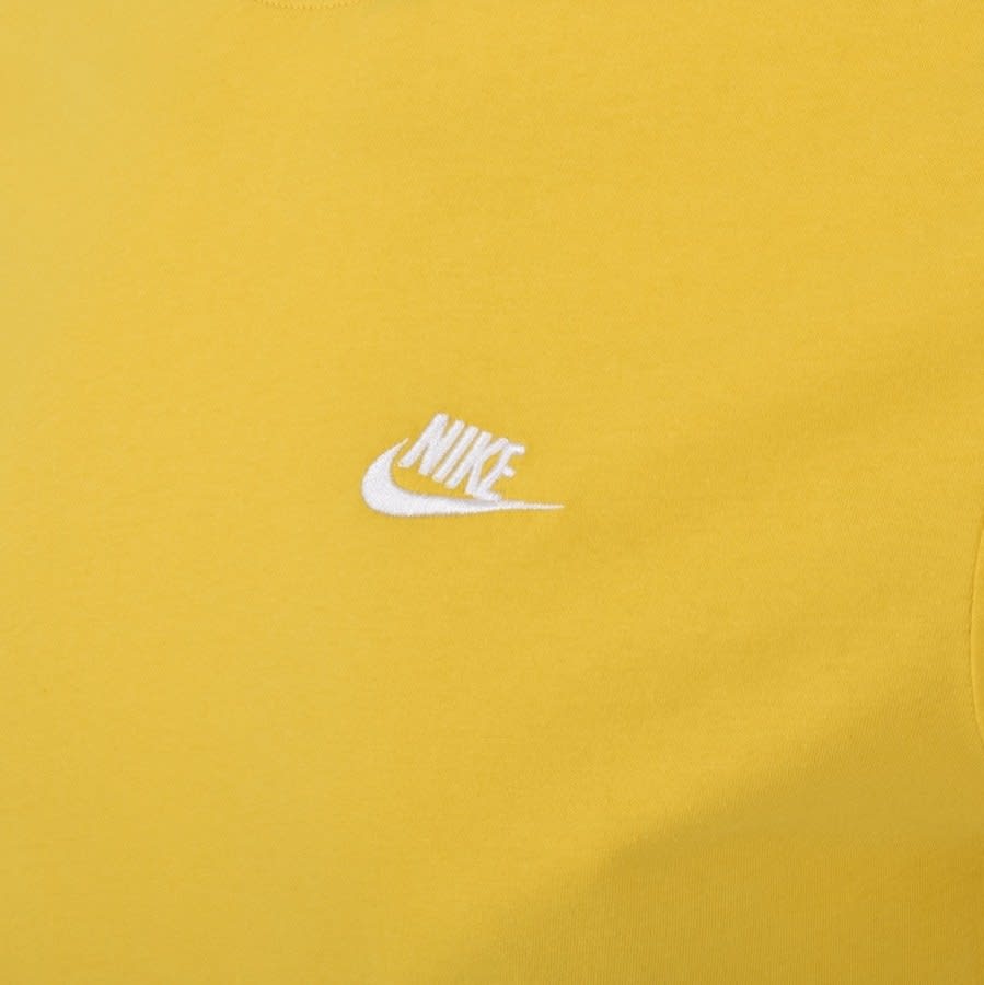 Alternative Image for ProductNike Crew Neck Club T Shirt Yellow3