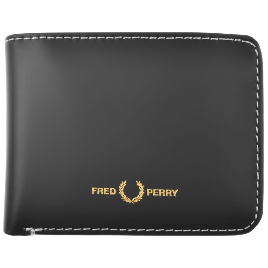 Main Product Image for Fred Perry Contrast Matt Lea Bifold Wallet Black