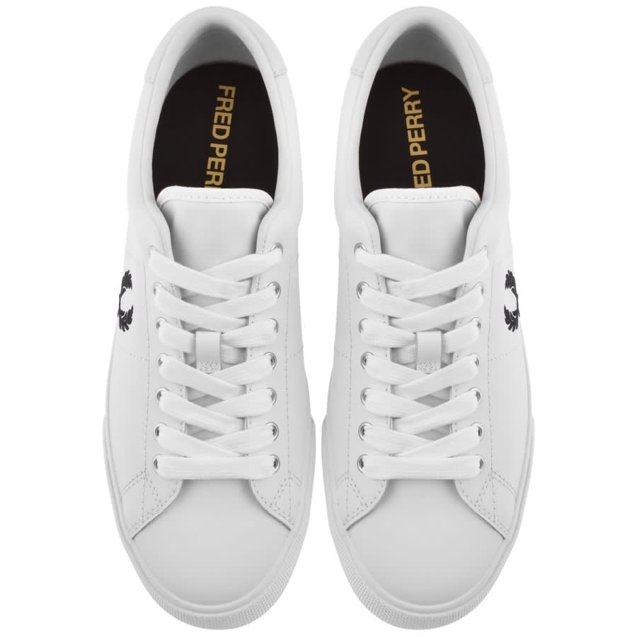 Alternative Image for ProductFred Perry Underspin Leather Trainers White3
