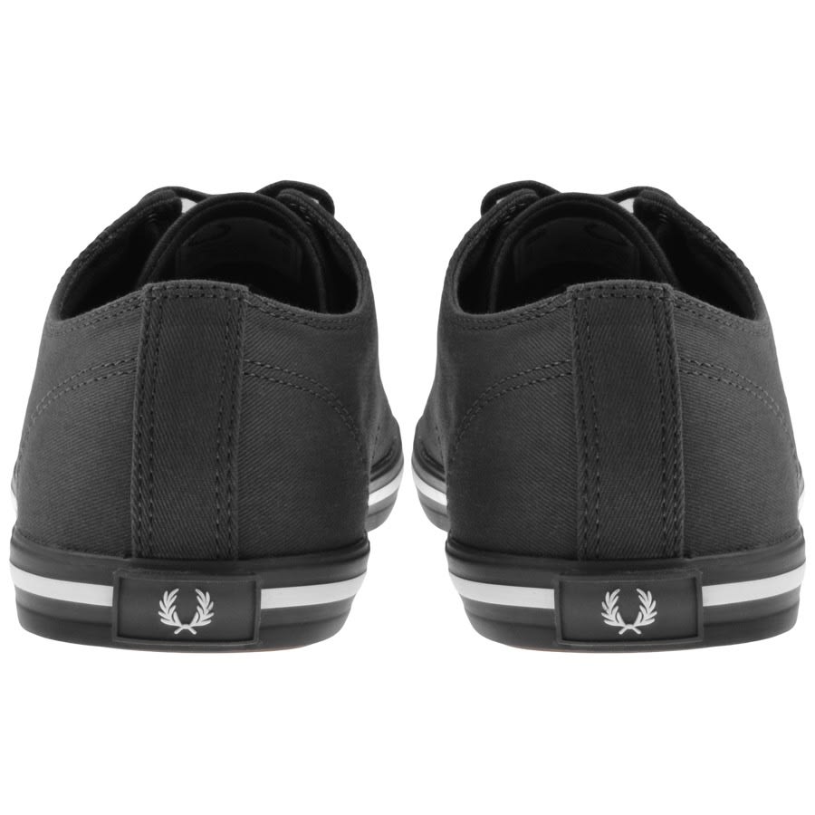 Alternative Image for ProductFred Perry Kingston Twill Trainers Grey2