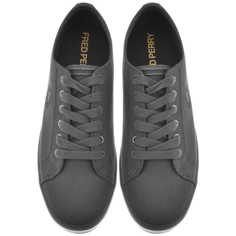 Alternative Image for ProductFred Perry Kingston Twill Trainers Grey3