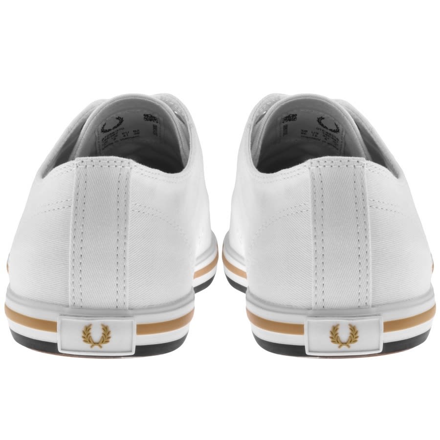 Alternative Image for ProductFred Perry Kingston Twill Trainers White2