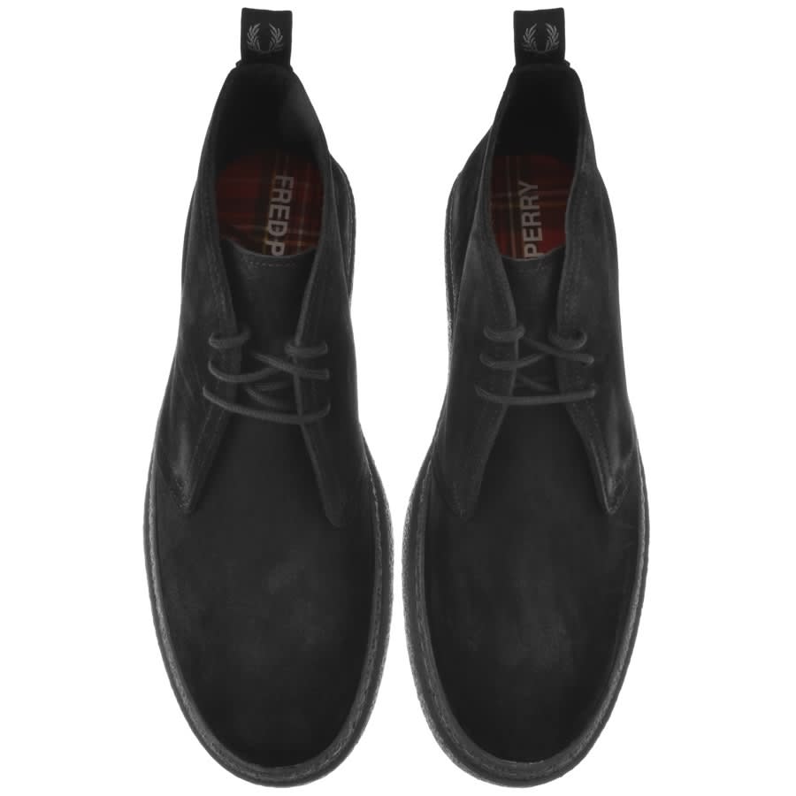 Alternative Image for ProductFred Perry Hawley Suede Shoe Black3