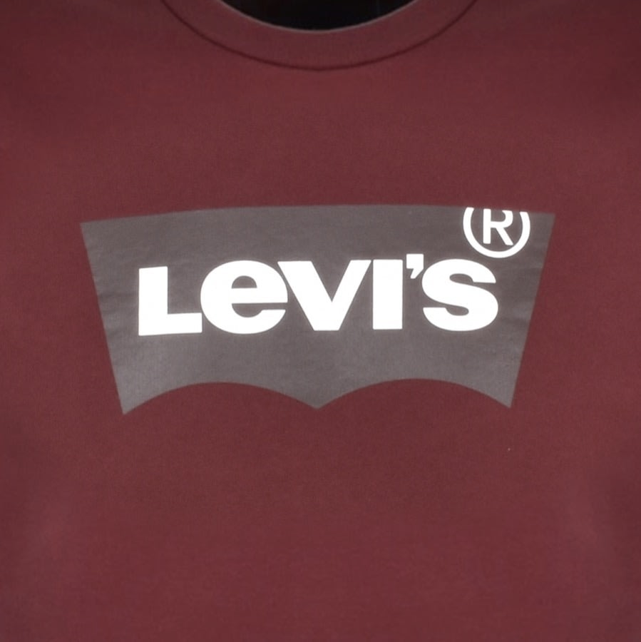 Alternative Image for ProductLevis Photo Crew Neck Sweatshirt Burgundy3