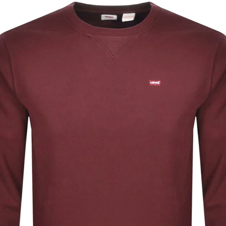 Alternative Image for ProductLevis Crew Neck Sweatshirt Burgundy2