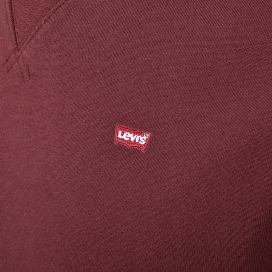 Alternative Image for ProductLevis Crew Neck Sweatshirt Burgundy3