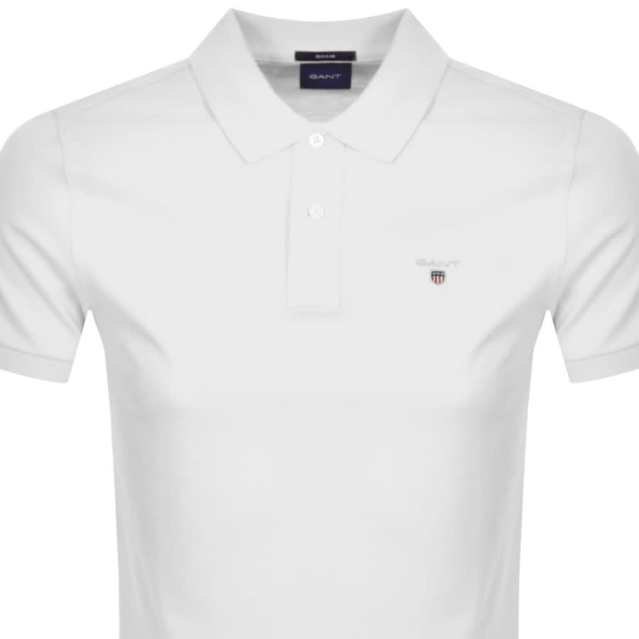 Alternative Image for ProductGant Oxford Pique Rugger Polo T Shirt White2
