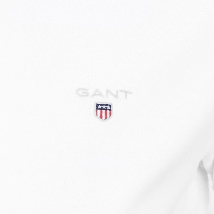 Alternative Image for ProductGant Oxford Pique Rugger Polo T Shirt White3