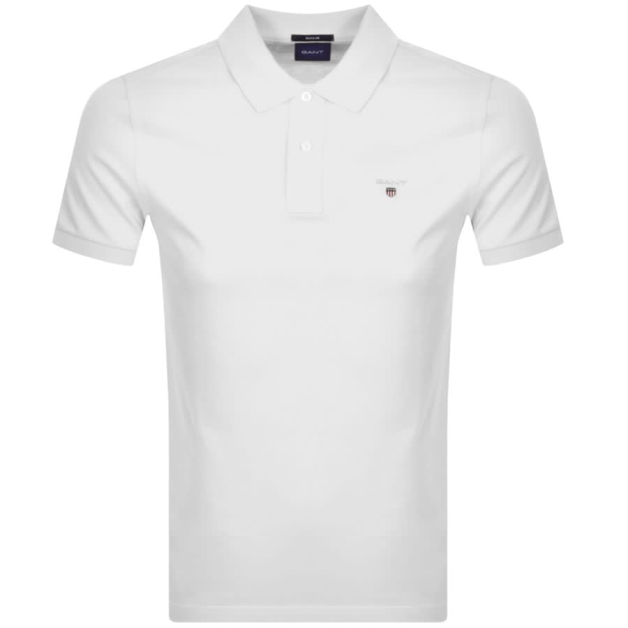 Alternative Image for ProductGant Oxford Pique Rugger Polo T Shirt White1