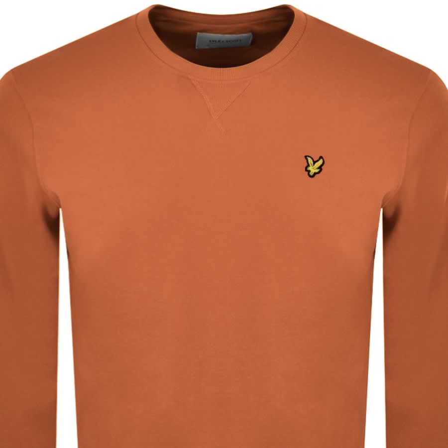 Alternative Image for ProductLyle And Scott Crew Neck Sweatshirt Orange2