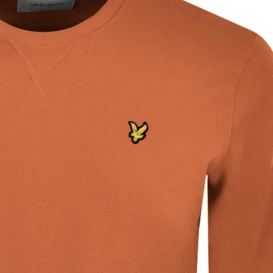 Alternative Image for ProductLyle And Scott Crew Neck Sweatshirt Orange3