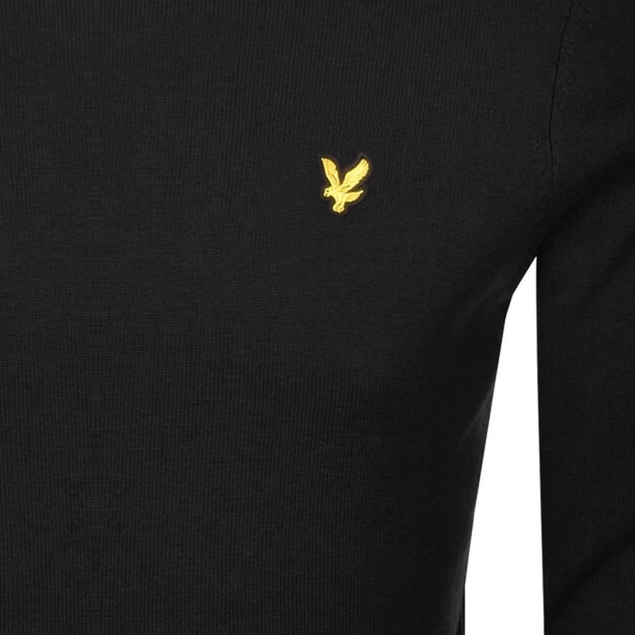 Alternative Image for ProductLyle And Scott Crew Neck Merino Knit Jumper Black3