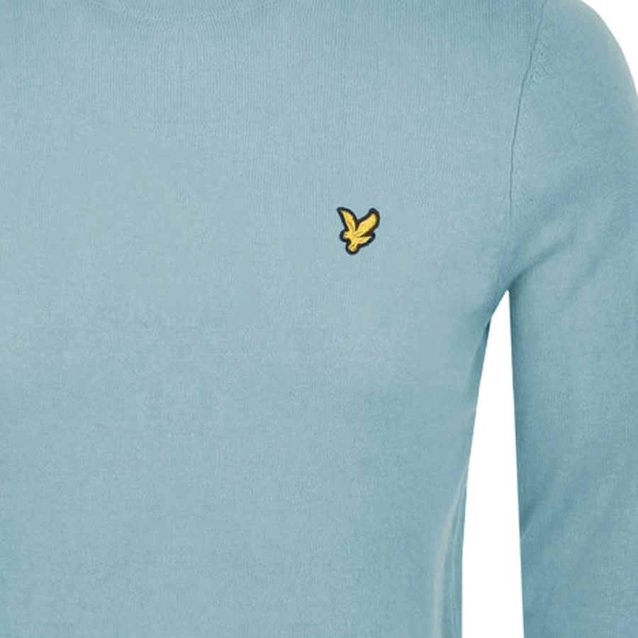 Alternative Image for ProductLyle And Scott Crew Neck Merino Knit Jumper Blue3