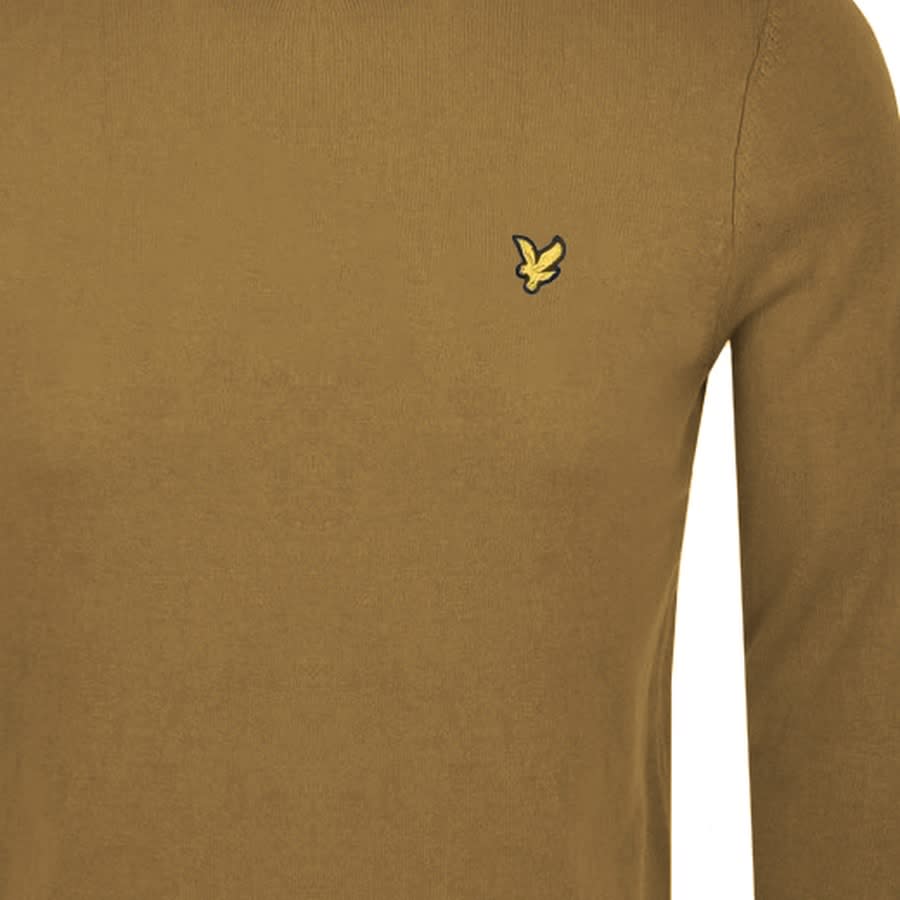 Alternative Image for ProductLyle And Scott Crew Neck Merino Knit Jumper Brown3