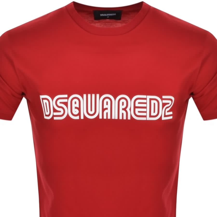Alternative Image for ProductDSQUARED2 Logo Short Sleeved T Shirt Red2