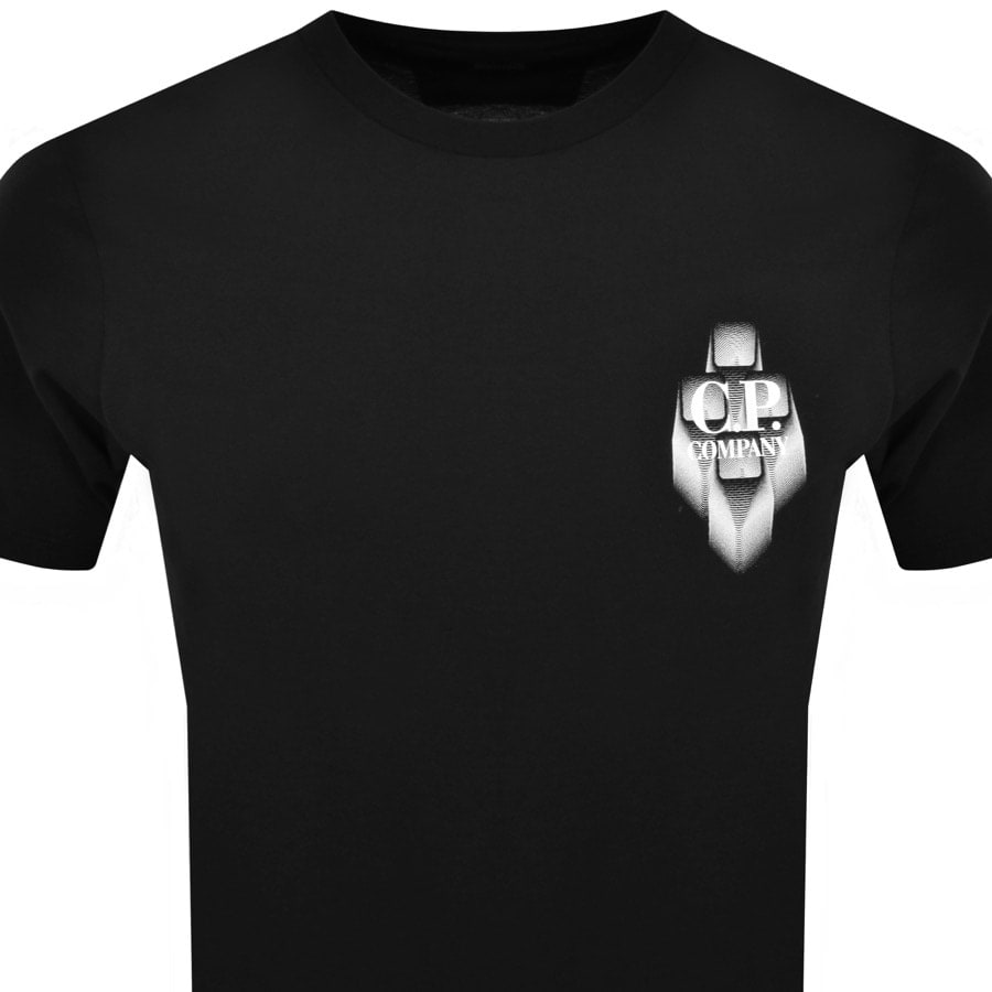 Alternative Image for ProductCP Company Jersey Logo T Shirt Black2