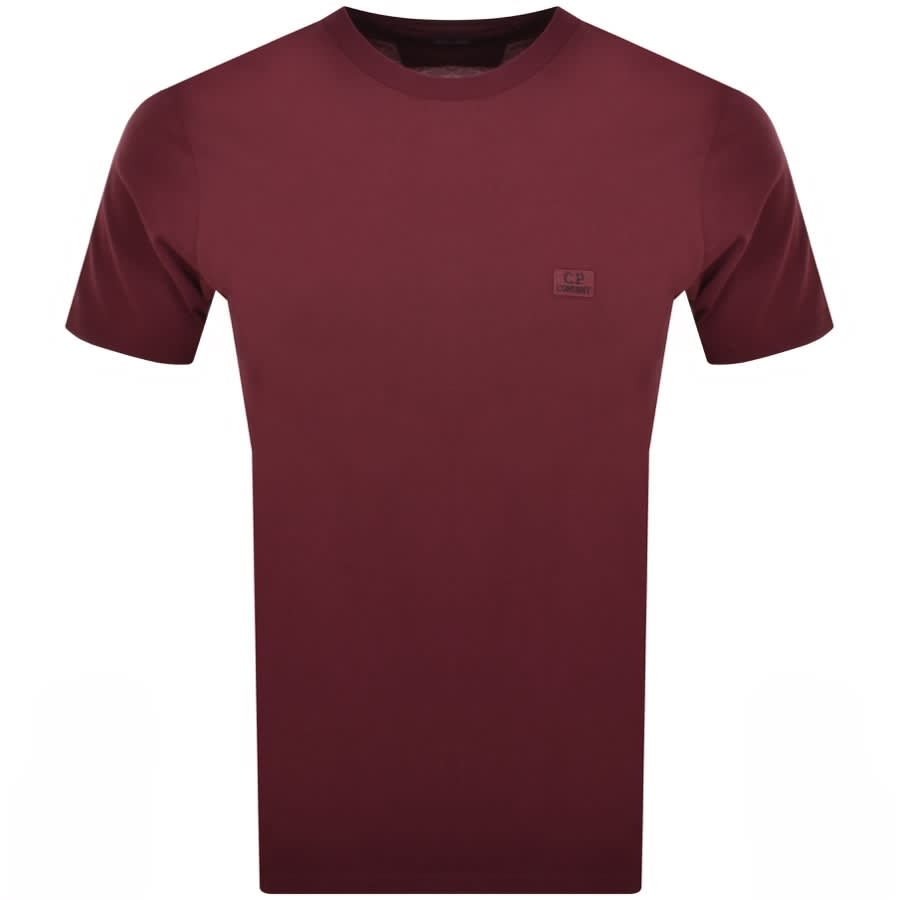 Alternative Image for ProductCP Company Logo T Shirt Burgundy1