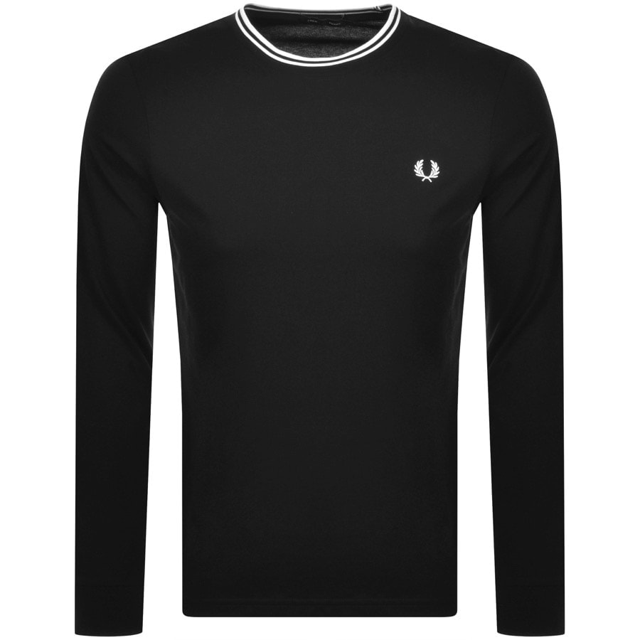 Alternative Image for ProductFred Perry Twin Tipped Long Sleeved T Shirt Black1