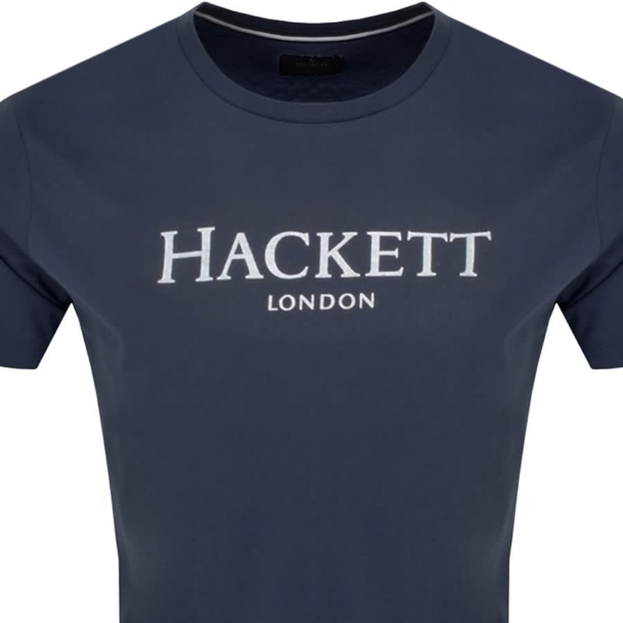Alternative Image for ProductHackett London Logo T Shirt Navy2