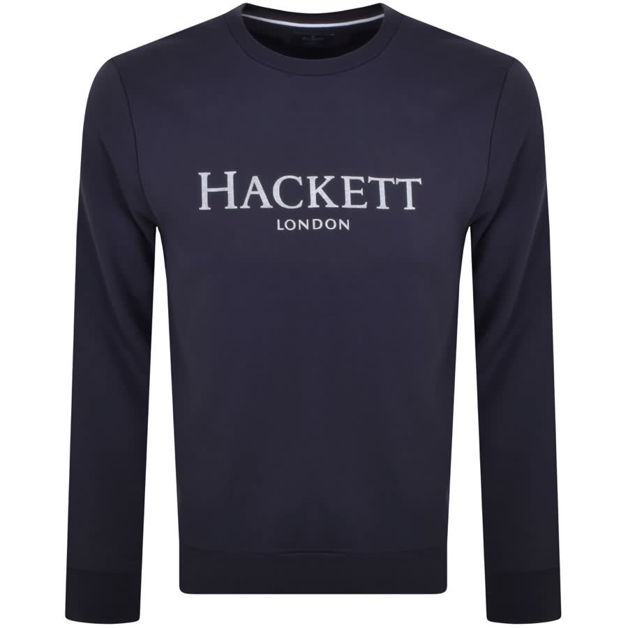 Alternative Image for ProductHackett Crew Neck Sweatshirt Navy1