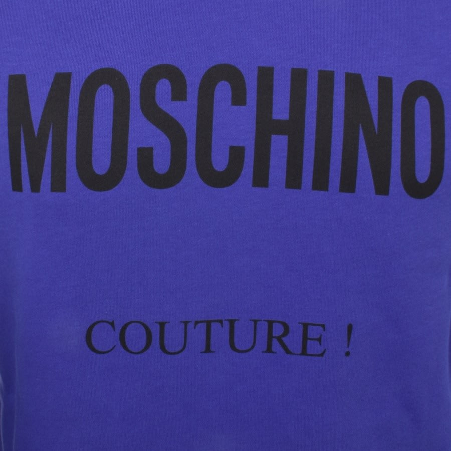 Alternative Image for ProductMoschino Iconic Logo Hoodie Purple3