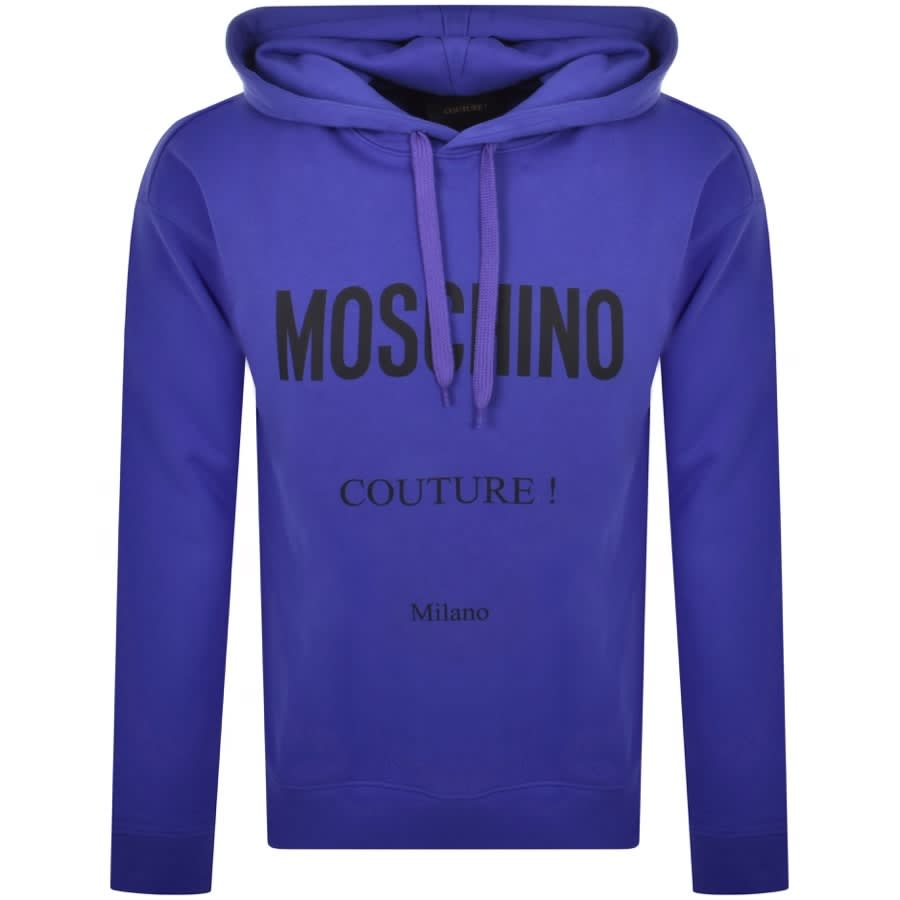 Alternative Image for ProductMoschino Iconic Logo Hoodie Purple1