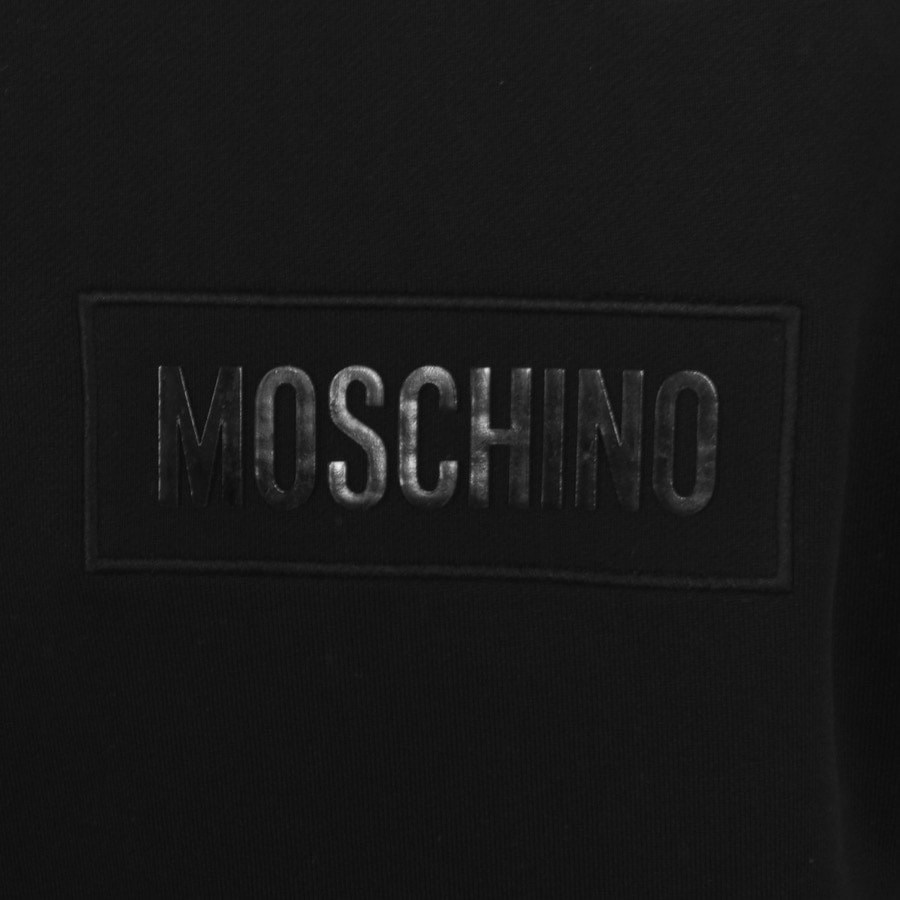Alternative Image for ProductMoschino Logo Patch Sweatshirt Black3