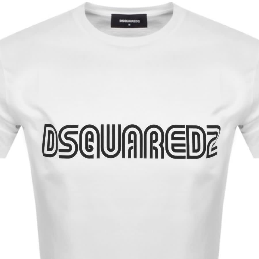 Alternative Image for ProductDSQUARED2 Outline Logo T Shirt White2