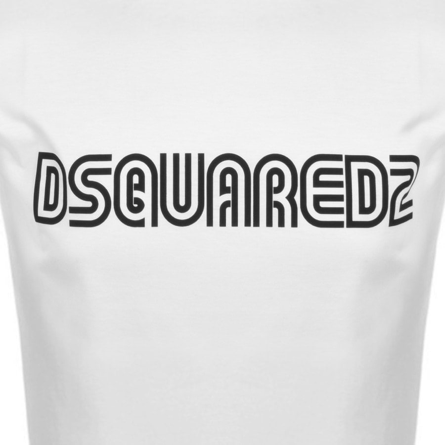 Alternative Image for ProductDSQUARED2 Outline Logo T Shirt White3