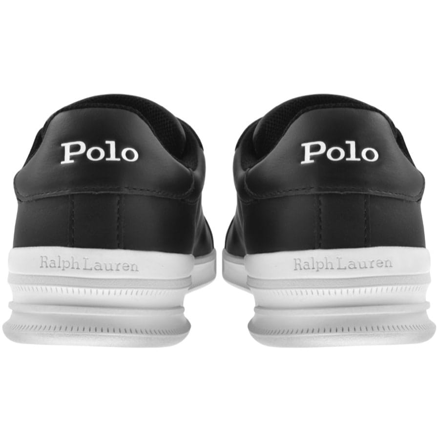 Alternative Image for ProductRalph Lauren Heritage Court Trainers Black2
