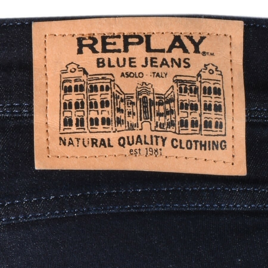Alternative Image for ProductReplay Anbass Jeans Dark Wash Navy3