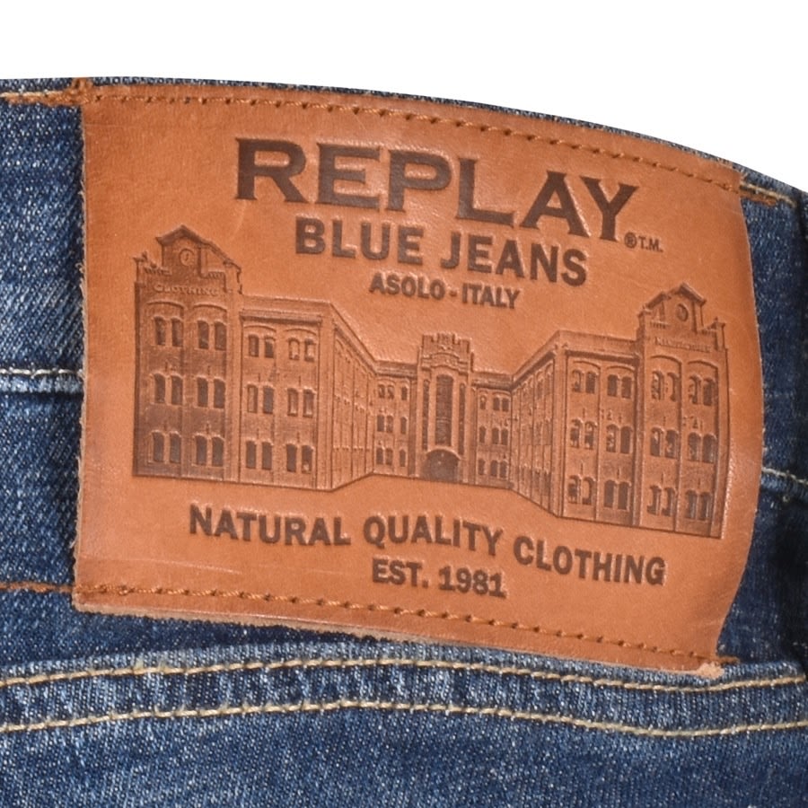 Alternative Image for ProductReplay Waitom Regular Slim Jeans Blue3