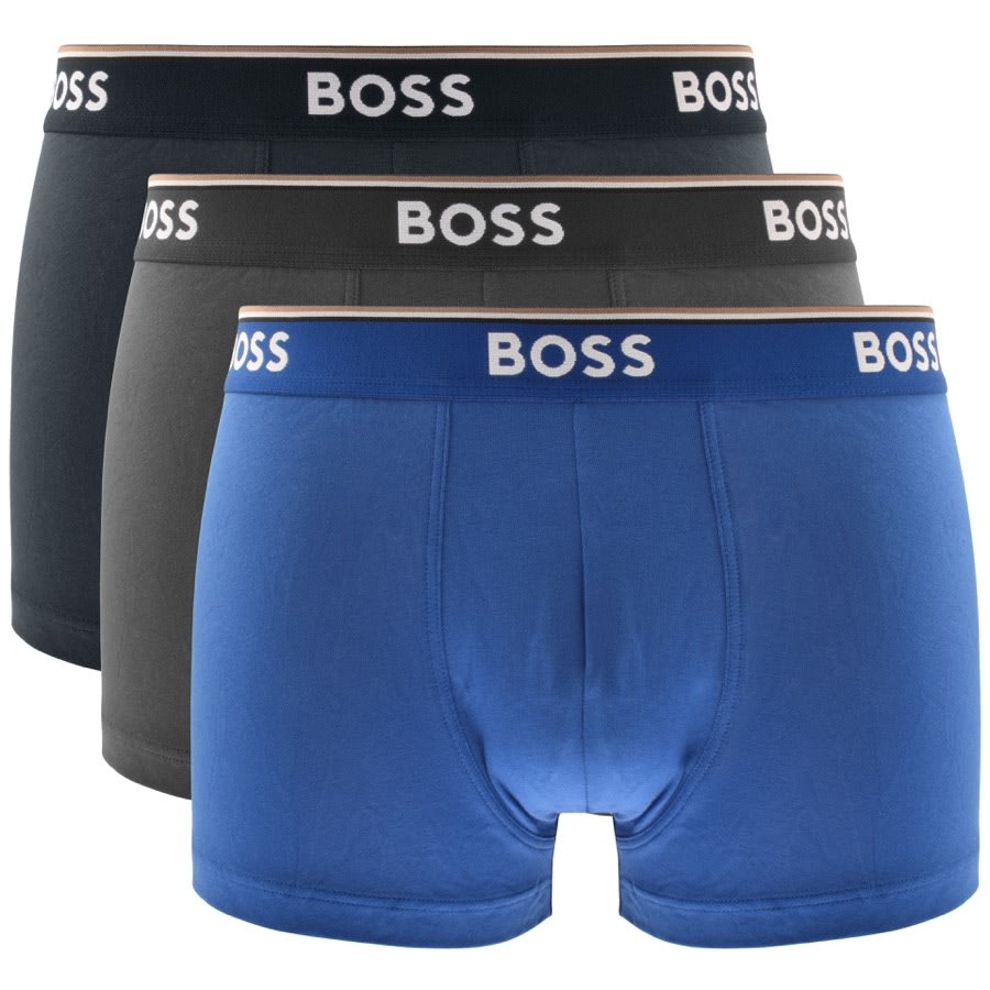 BOSS Underwear 3 Pack Trunks | Mainline Menswear
