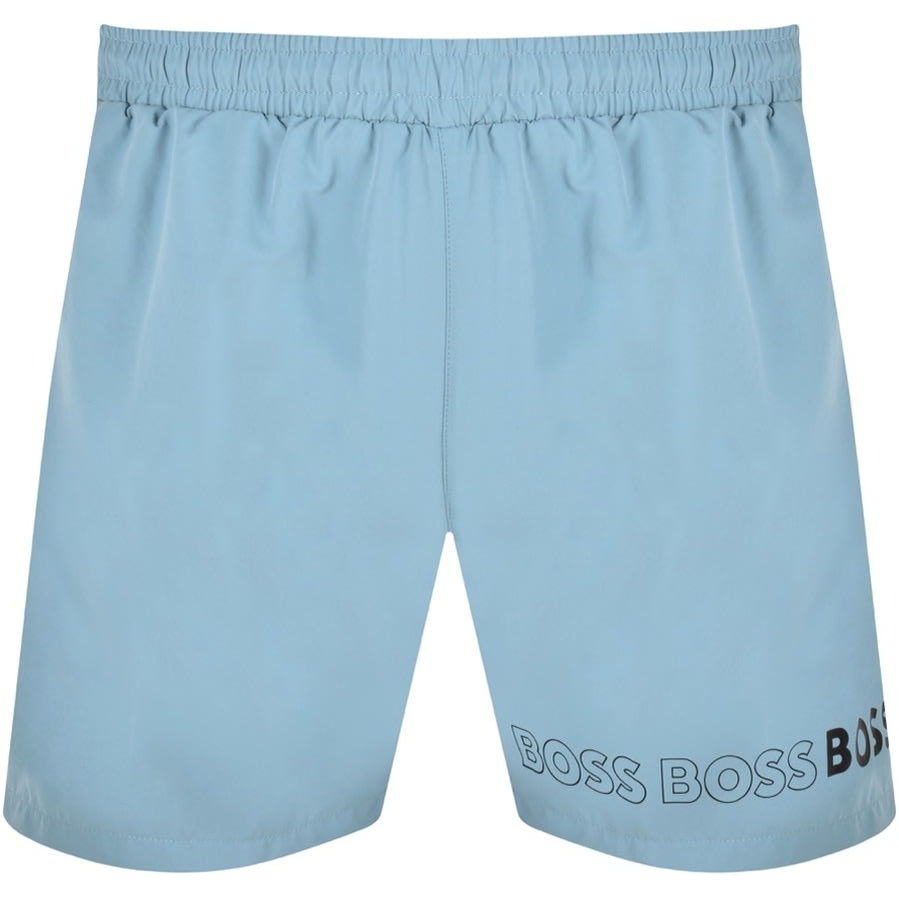 BOSS Dolphin Swim Shorts Blue 