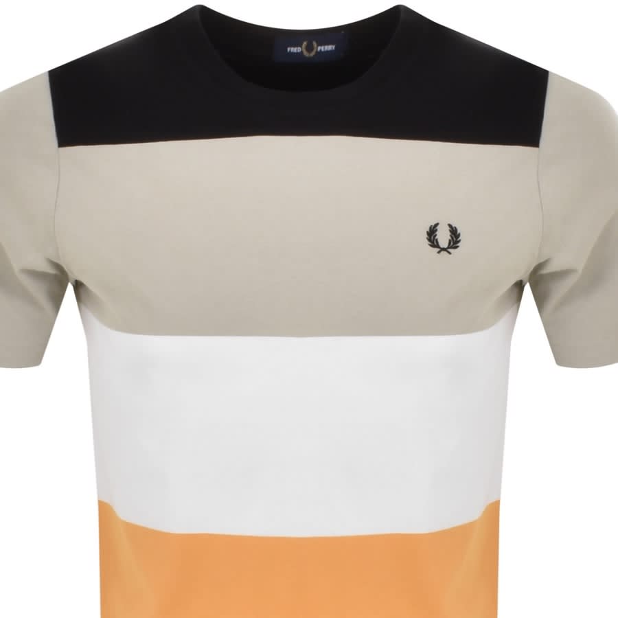 Alternative Image for ProductFred Perry Bold Stripe T Shirt Black2
